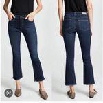 AG Adriano Goldschmied The Ballad Slim Bootcut Dark Blue Raw Hem Jeans Photo 1