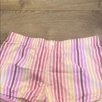 Xhilaration π©·ππ€ Striped Pink and White Bow Ribbon Tie Shorts - Size XS Photo 3
