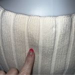Reformation NWT Poppy Ribbed Mini Sweater Dress Cream Size Large Photo 6