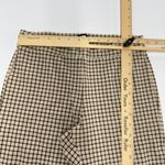 Sanctuary Pants Womens X Small Beige Black Plaid Slim Leg Stretch Photo 4