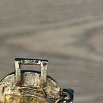 Judith Leiber Gold Semi Precious Stones Chain Belt Vintage 90s Accordian Stretch Photo 3