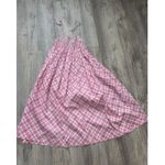SWF A Line Dress in Cottage Pink Plaid Cotton Smocked Sundress Size‎ Small Photo 2