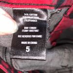 Blackheart Hot Topic Red & Black Plaid Super Skinny Pants Photo 13