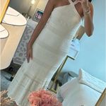 Boutique Cream Knit Midi Dress Photo 1