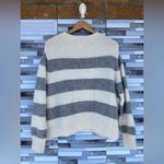 CLOSED Striped Alpaca and Mohair Pullover XS Gray Photo 6