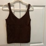 Old Navy Brown Knit Sweater Tank Photo 1