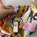 Aerie  Tropical Floral Tie Front Cropped Tank Size XS NWT Photo 4