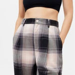 Urban Outfitters NWT  UO Plaid Helena Trouser Pants Size S Photo 0