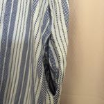 Striped Blue and White Maxi Dress Size L Photo 6