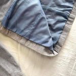 Boston Harbour Lined Blue Gray Button Front Genuine Leather Jacket Sz M Indie Size M Photo 3