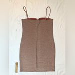 Reformation NWT  Kyla Dress - Taupe Sparkle - M Photo 8