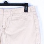 Gap  Womens Motorcross Khaki Mid Rise Shorts Size 4 Cream Preppy Casual Classic Photo 1