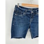 Silver Jeans Womens Bermuda Cut Off Shorts Size 30 Suki Stretch Skater Photo 2