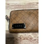 L.A.M.B. Wallet Gwen Stefani Saddle Zip Around Wallet Y2K Monogram Brown Luxury Photo 1