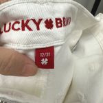 Lucky Brand  High Rise Wide Leg Crop Jeans White Size 31 Photo 7