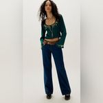 Free People  Women's Green Autumn Bloom top Photo 2