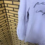 Time And Tru Lavender Perfectly Imperfect Sweatshirt Size Small Purple Photo 3