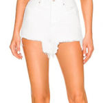 Good American Good‎ American White The Bombshell Denim Shorts Photo 0