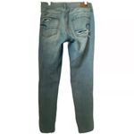 American Eagle Tomgirl Jeans Acid Wash Ripped Distressed Button Fly Size… Photo 2