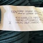 ZARA  Selena Gomez Green Ribbed Pleated Bow Tie Sleeveless Tank Blouse Top Size S Photo 9