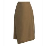 Vince New! Utility Panelled Asymmetric Skirt in Washed Vine Sz 0 $395 Photo 6