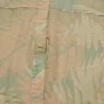 Vtg Cabrais Button Up Pink Green Hawaiian Short Shirt Coconut Girl Tropical Multiple Size M Photo 6