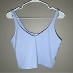 Lululemon Align Cropped Athletic Tank Top in Blue Linen women’s size 12 Photo 2