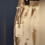 Good American Boyfriend Sweatpants Women’s Off White & Tan Size 0 Photo 5