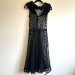 Vintage Women’s Gothic Romantic Lace Overlay Sheer Dress Black Size XS Photo 1