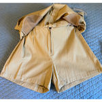 Allyson Whitmore Skort Womens Size 12P Tan Twill Button Up Zip Shorts Golf Casua Photo 1