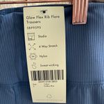 Sweaty Betty NWT  Glow Rib Flare Trouser, endless blue, size S/6. Photo 3