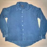 Envy Style  Blue Chambray Button Up Work Shirt Photo 2
