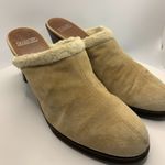Harold's Eva Leather Suede 3 inch Mule Tan Size 8 Photo 0