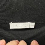 ALC Frank A.L.C. Womens Striped Knit Stretch Pencil Skirt Black XS Photo 2