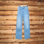 NWT Boss Orange Womens Marlene Wide Leg High Waist Jeans Blue Size 24 Photo 3