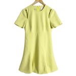 Cinq à Sept Cinq a Sept Alyssa Yellow A-Line Cut Out Short Sleeve Mini Dress Size 4 Photo 4