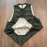 Love, Fire LOVE FIRE forest green lace top, size XL Photo 13
