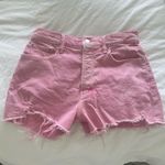 Jean shorts lucky legend mom high rise AC/DC Pink Size 26 Photo 0
