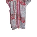 Arden B  Women One Size Kaftan Tropical Beach Cover Up Sheer Lightweight Paisley Photo 2