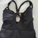 Becca  Kylam One Piece Swimsuit, Black, Small, $148 Photo 7