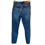 Lucky Brand  Bridgette High Rise Skinny Jeans 10/30 Button Fly Ankle Frayed Hem Photo 3
