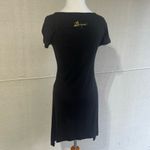 Desigual  ALACANT 40T2478 Short Sleeve T-Shirt Top Low Hem Applique Print Black S Photo 3