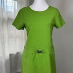 Vintage ‘80s Sylvia White Lime Green Short Sleeve Mini Dress Size XXS Photo 0