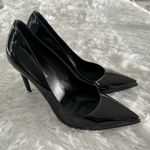 Saint Laurent  YSL Anja Black 110 Patent Leather Pumps Shoes Italy Sz 39.5 39 1/2 Photo 0