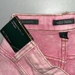 Wild Fable NWT 16 Pink Acid Wash Denim Highest Rise Distress Straight Leg Jeans Photo 5