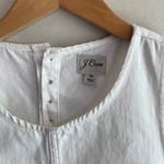 J.Crew  Denim Shift Dress in White Photo 5