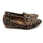 Vintage 7 Eight Tan/Black‎ Animal Print Flats & Loafers Faux Fur Pointed Toe 8.5 Tan Photo 2