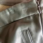 ZARA  Green Faux Leather Skinny Pants Photo 11