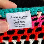 Anna & Ava Crochet Women's Colorful Striped Open Cardigan OS Photo 4