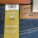 Levi's Levi Signature high rise skinny jeggings jeans NEW! Size 1 25” Photo 4